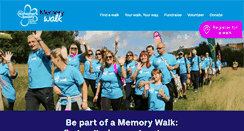 Desktop Screenshot of memorywalk.org.uk